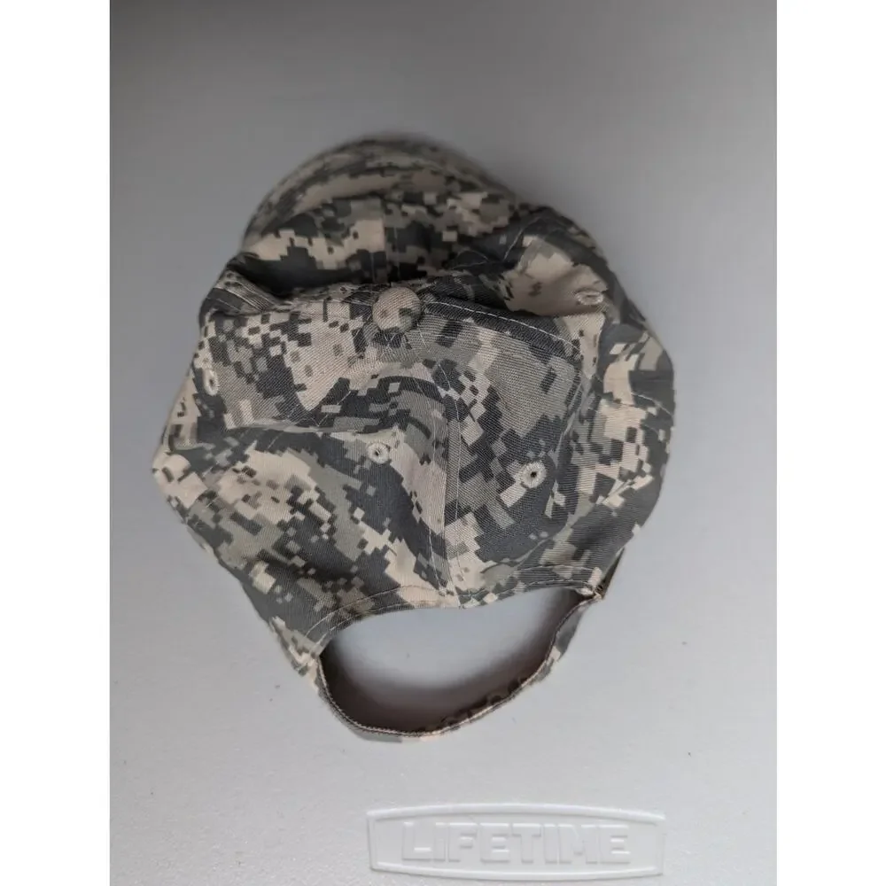 Army Camouflage Dad Hat Adjustable Military BDU Digital Camo America Uniform